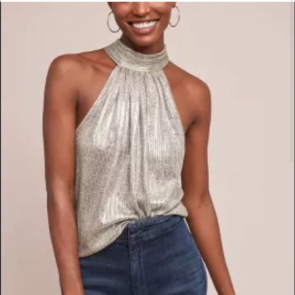 Silver halter tank